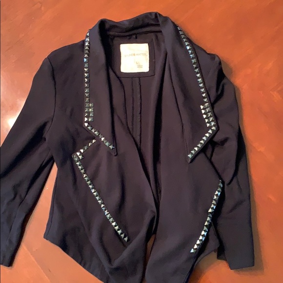 Sound & Matter Jackets & Blazers - Studded black blazer